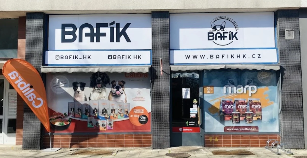 Chovatelské potřeby Bafík – Hradec Králové